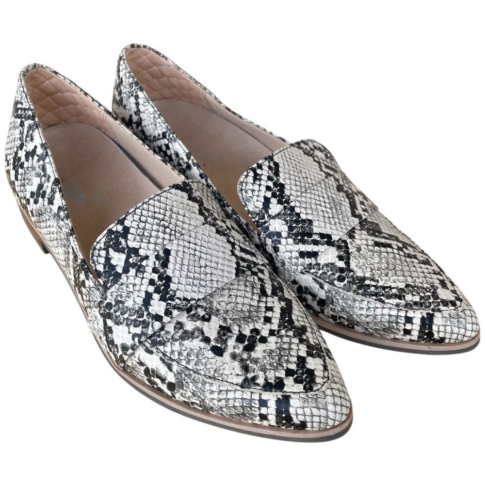 Dr. Scholl's Original Collection Snakeskin Leather Loafers Size 6